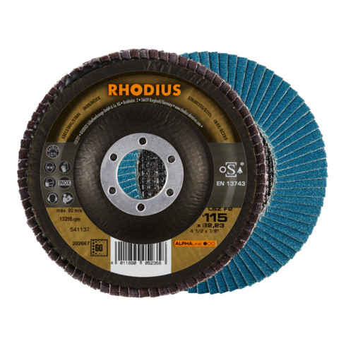 RHODIUS ALPHAline LSZ F2 lamellenschijf