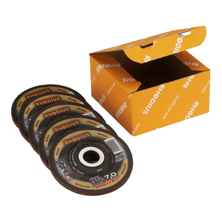 RHODIUS ALPHAline RS28 Pack Schruppscheibe