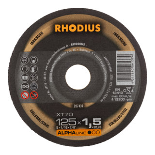 RHODIUS ALPHAline XT70 PACK Extradünne Trennscheibe