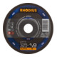 RHODIUS ALPHAline XT77 Disco da taglio extra sottile 125 x 1,0 x 22,23 mm