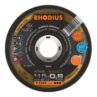 Rhodius Trennscheibe XTK8 0.8 mm