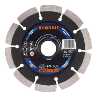 RHODIUS Disco per troncatura diamantato ALPHAline LD50