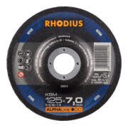 RHODIUS Disque à ébarber KSM 125 x 7,0 mm acier