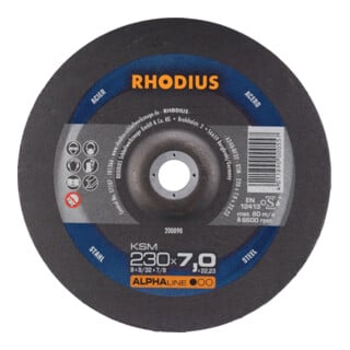 RHODIUS Disque à ébarber KSM 230 x 7,0 mm acier