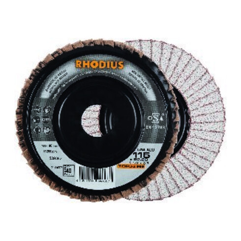 RHODIUS Disque à lamelles LGA ALU 125 mm K 40