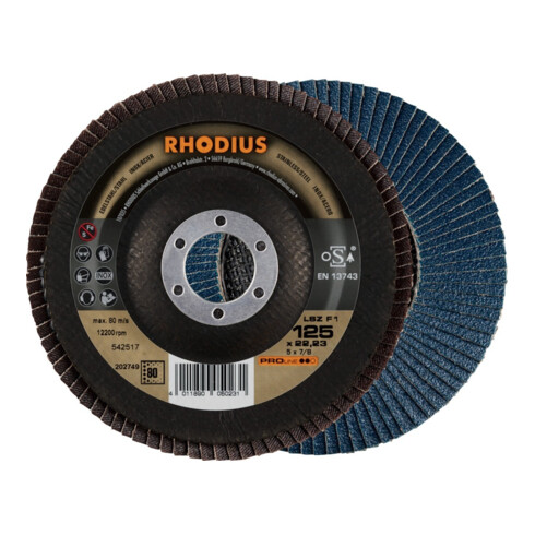 RHODIUS Disque à lamelles LSZ F1 125 mm K 80