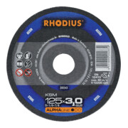 RHODIUS Disque à tronçonner KSMK 125 x 3,0 mm décalé