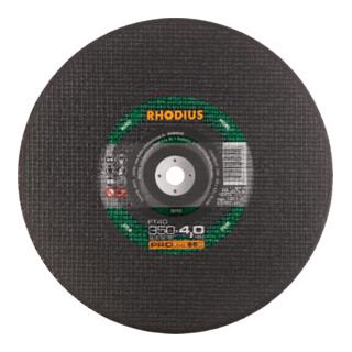 Rhodius disque à tronçonner performant FT40 pour une utilisation sur des tronçonneuses à essence et électriques