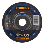 RHODIUS Disque à tronçonner XT77 125 x 1,0 mm droit