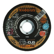 RHODIUS Disque à tronçonner XTK6 EXACT 125 x 0,6 mm incurvé