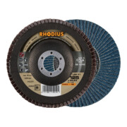 RHODIUS Disque abrasif à lamelles LGZ F1 125 mm K 60