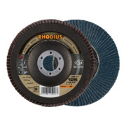 RHODIUS Disque abrasif lamellaire LGZ F1 125 mm K 80