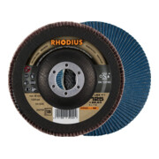 RHODIUS Disque abrasif lamelles LSZ F1 125 mm K 120