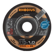 RHODIUS Disque de coupe XT38 115 x 1,0 mm droit