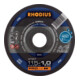 RHODIUS Disque de coupe XT67 115 x 1,0 mm droit-1