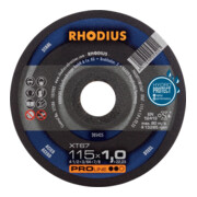 RHODIUS Disque de coupe XT67 115 x 1,0 mm droit