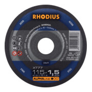 RHODIUS Disque de coupe XT77 115 x 1,5 mm droit