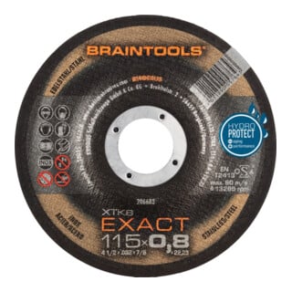 RHODIUS Disque de coupe XTK8 EXACT 115 x 0,8 mm coudé
