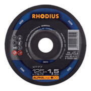 RHODIUS Disque de découpe XT77 125 x 1,5 mm droit