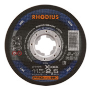RHODIUS PROline FT33 X-LOCK Freihandtrennscheibe 2,5 x 22,23 mm
