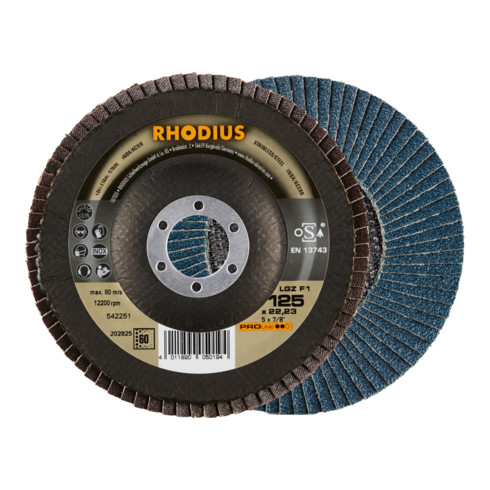 RHODIUS PROline Disco abrasivo a ventaglio LGZ F1