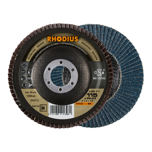 RHODIUS PROline LGZ F1 Fächerschleifscheibe