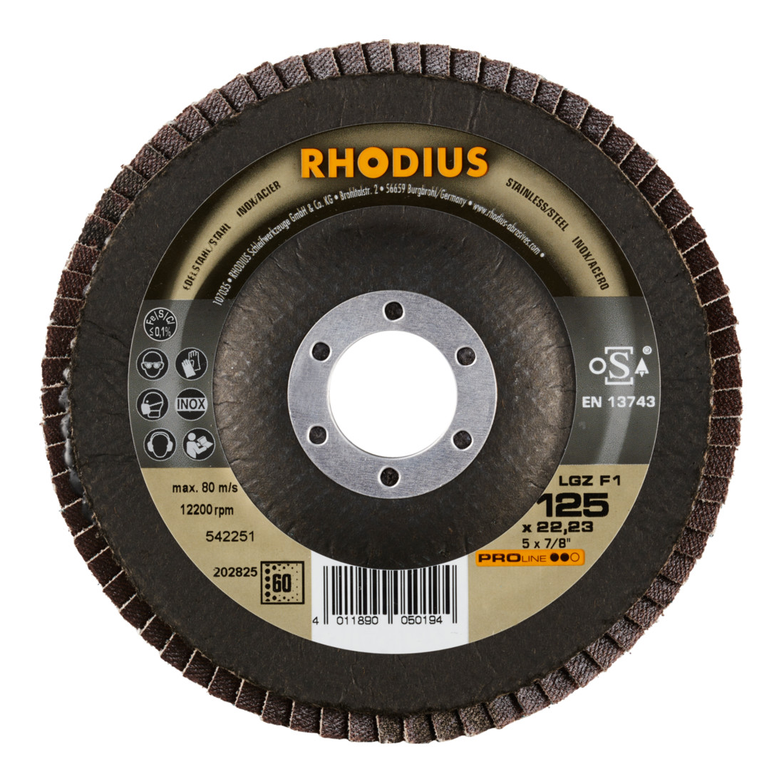 RHODIUS PROline LGZ F1 lamellenschijf