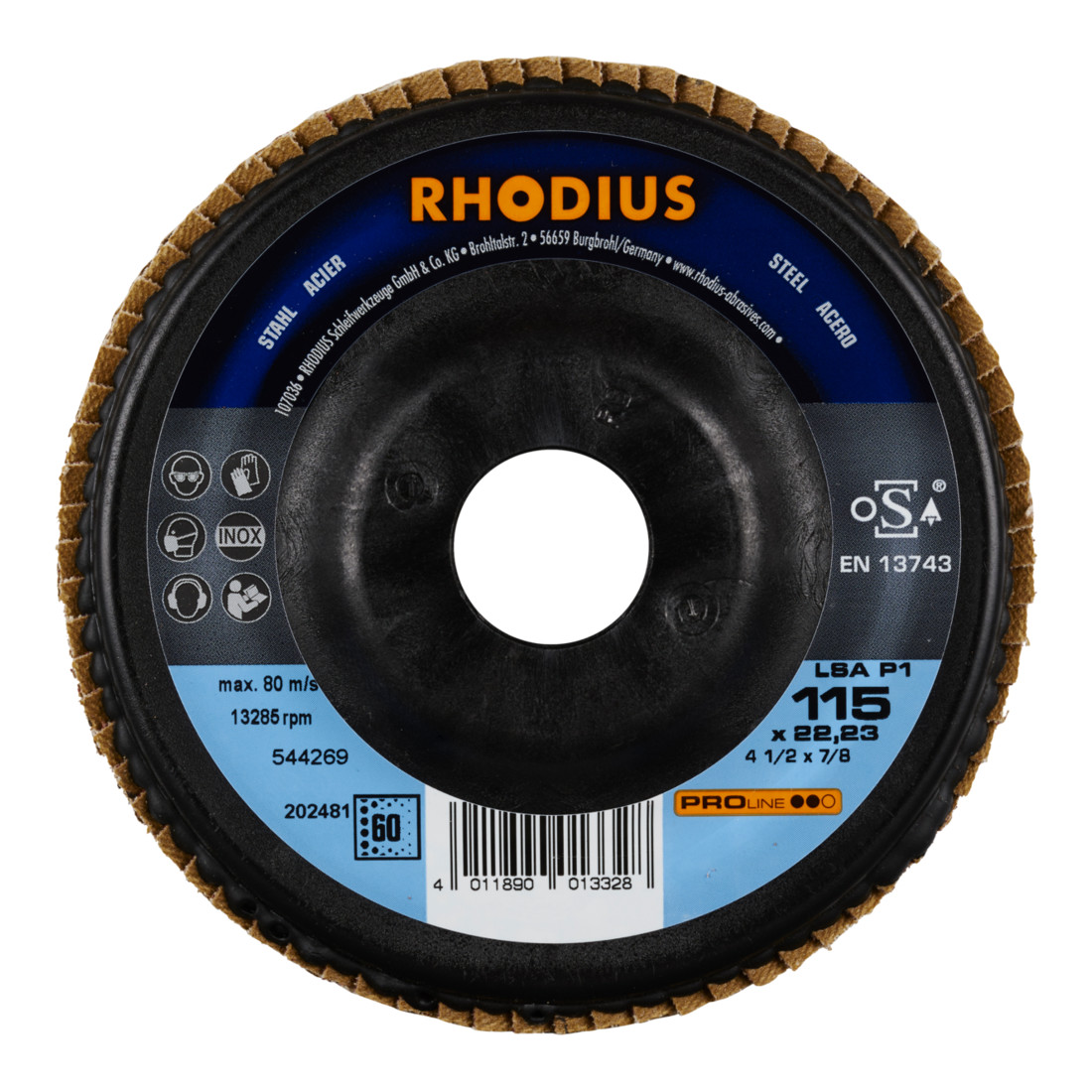 RHODIUS PROline LSA P1 Fächerschleifscheibe