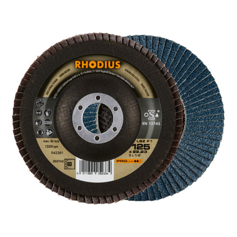 RHODIUS PROline LSZ F1 Fächerschleifscheibe