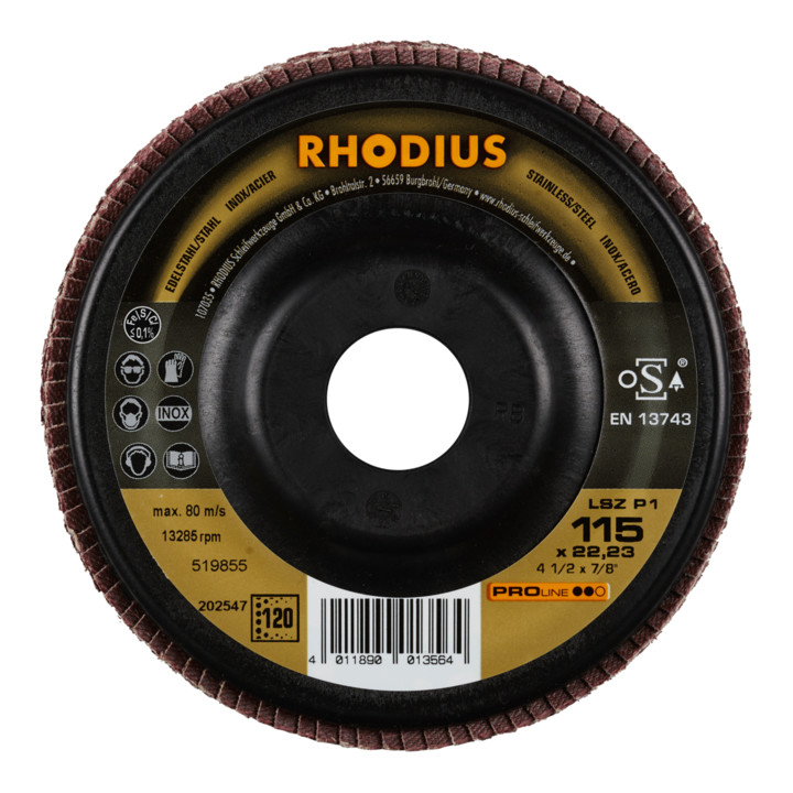 RHODIUS PROline LSZ P1 Fächerschleifscheibe