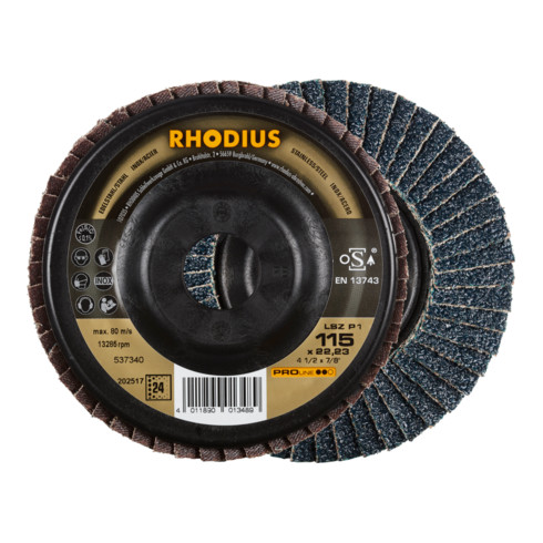 RHODIUS PROline LSZ P1 Fächerschleifscheibe