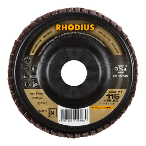 RHODIUS PROline LSZ P1 Fächerschleifscheibe