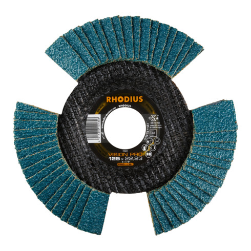 RHODIUS PROline VSION PRO Fächerschleifscheibe