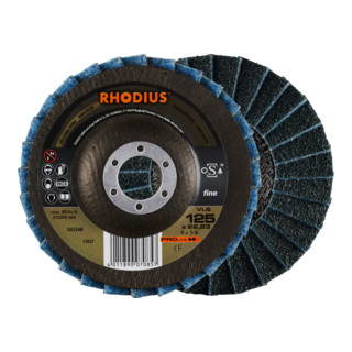 RHODIUS PROline Disco abrasivo a ventaglio VLS in tessuto non tessuto