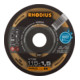 RHODIUS PROline XT38 BOX Extradünne Trennscheibe 115 x 1,5 x 22,23 mm-1