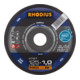 RHODIUS PROline XT67 Extra dunne doorslijpschijf 125 x 1,0 x 22,23 mm