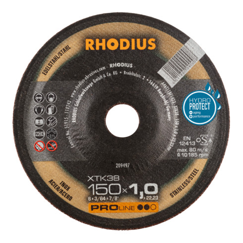 RHODIUS PROline XTK38 Extradünne Trennscheibe