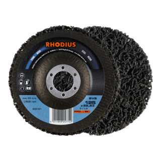 RHODIUS Tessuto non tessuto per la pulizia PROline SVS HD in acciaio, metallo non ferroso, legno