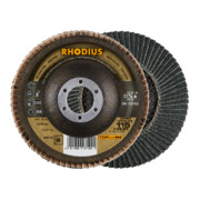 RHODIUS TOPline JUMBO LONGLIFE EXTENDED Fächerschleifscheibe
