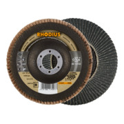 RHODIUS TOPline JUMBO LONGLIFE EXTENDED Fächerschleifscheibe