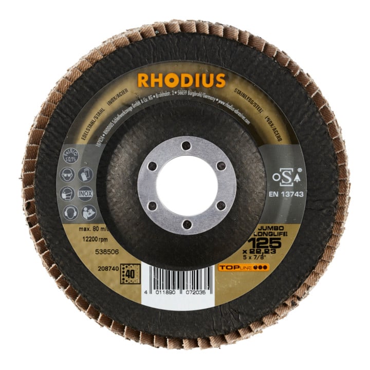 RHODIUS TOPline JUMBO LONGLIFE EXTENDED lamellenschijf