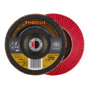 RHODIUS TOPline JUMBO SPEED Fächerschleifscheibe K40