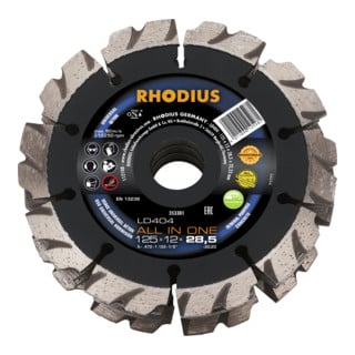 RHODIUS TOPline LD404 ALL IN ONE diamantdoorslijpblad
