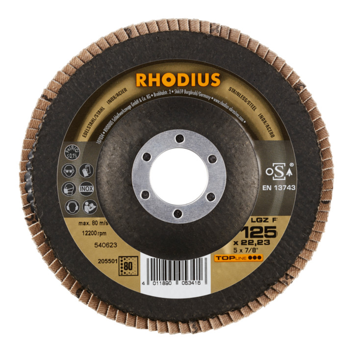 RHODIUS TOPline LGZ F lamellenschijf