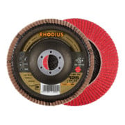 RHODIUS TOPline LSK FK Disco abrasivo a ventaglio inclinato