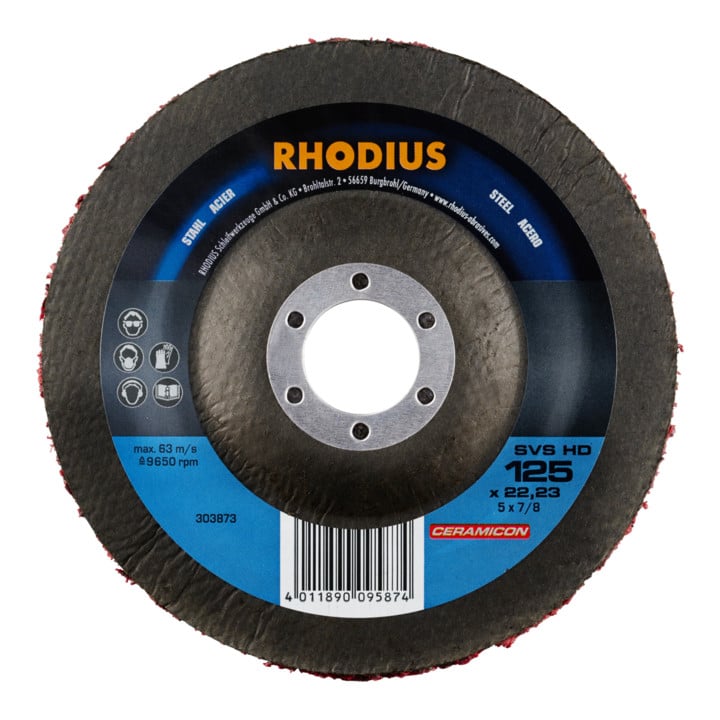 RHODIUS TOPline SVS HD Reinigungsvlies 125 x 22,23 mm