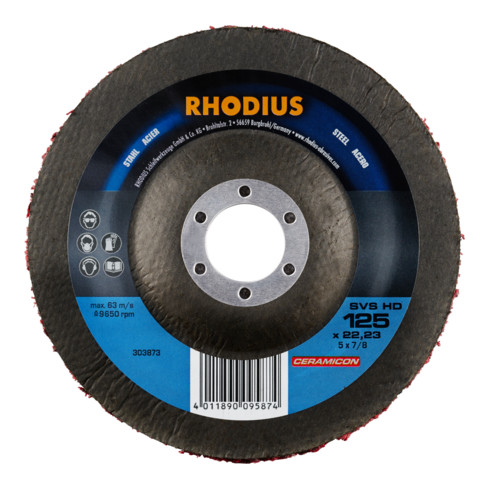 RHODIUS TOPline SVS HD Reinigungsvlies 125 x 22,23 mm