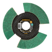 RHODIUS TOPline VISION COOL Fächerschleifscheibe 125 x 22,23 mm K80-3