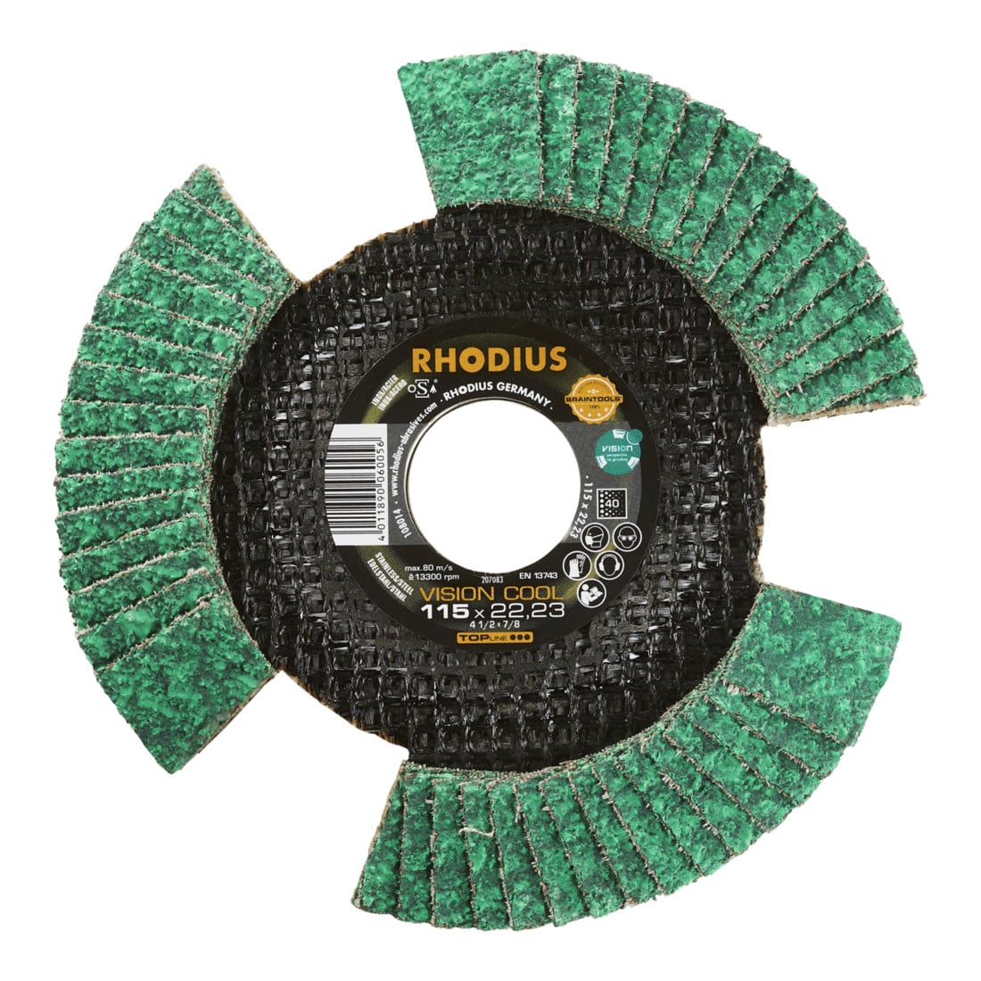RHODIUS TOPline VISION COOL lamellenschijf