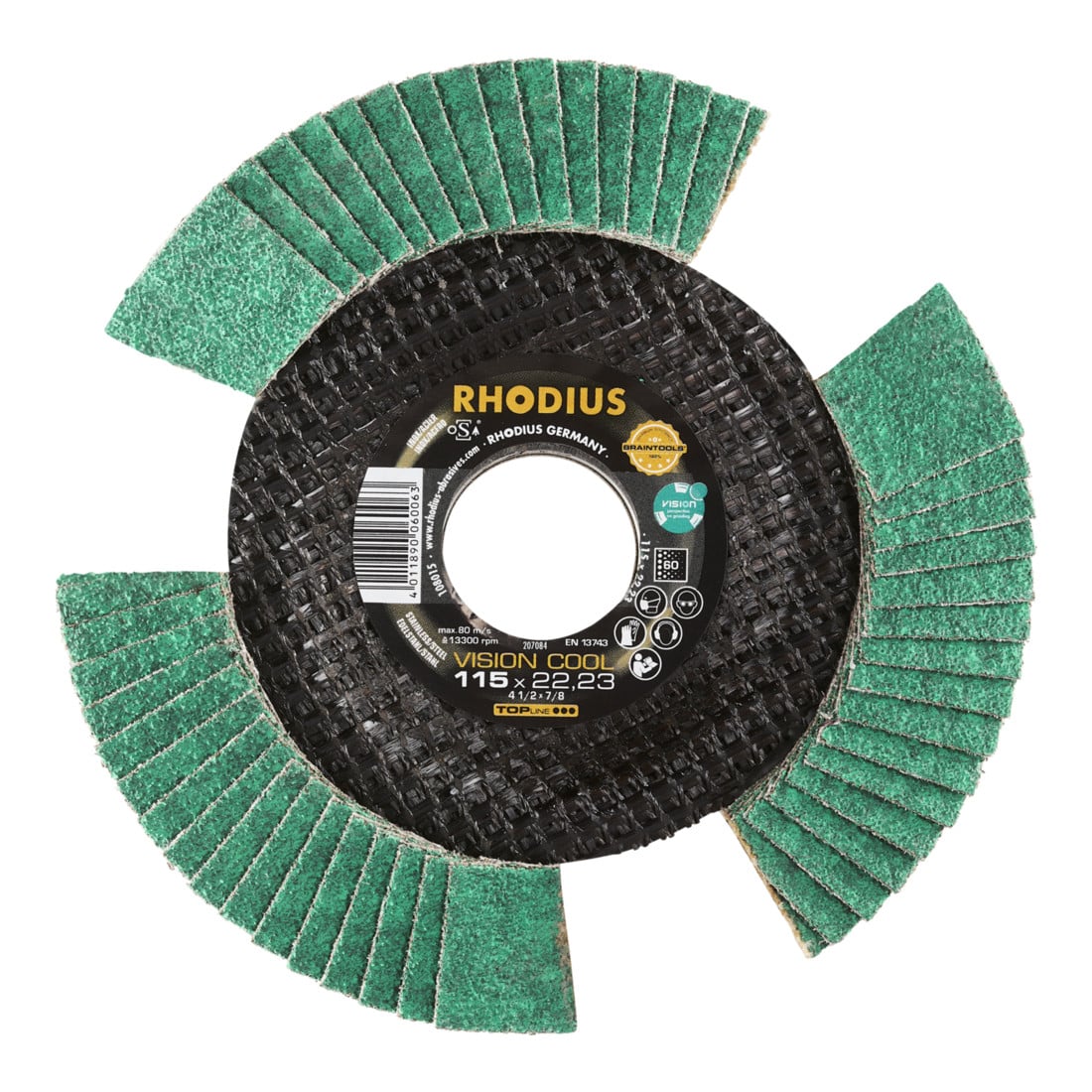 RHODIUS TOPline VISION COOL lamellenschijf